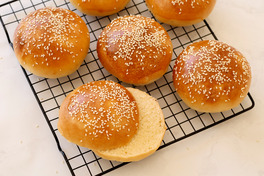 how to make sourdough burger buns