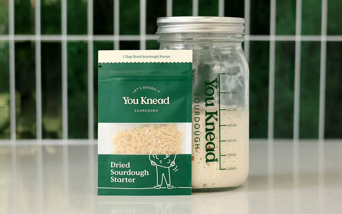 Sourdough Starter Recipe with Dried Starter Flakes