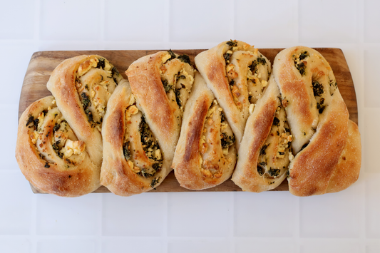 Spinach & Feta Twist Bread Recipe